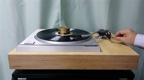 Technics Sp 10mkii With Diy Wooden Plinth Youtube