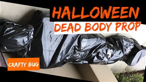 Diy Halloween Outdoor Dead Body Prop How To Make A Dead Body Cheap