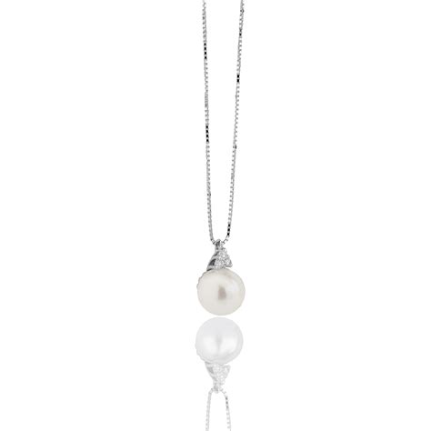 Pearls And Diamonds Necklace Coscia Gioielli