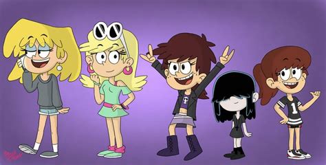 Loud Sisters On Fleek By Thefreshknight On Deviantart Lynn Loud Loud House Sisters The Loud