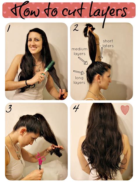how to trim long layers at home a step by step guide best simple hairstyles for every occasion