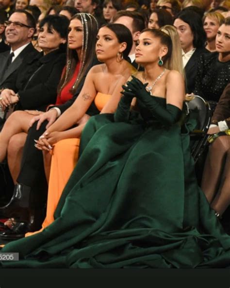 Ariana Grande Emerald Green Ball Gown Grammys