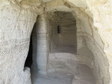 This Two Room Hermits Cave In The Cliffs Just East Of The Jordan River