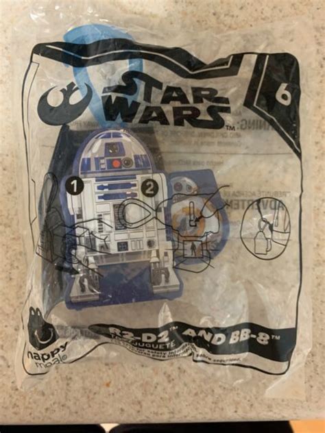 2019 mcdonald s star wars happy meal toys bb8 and r2d2 number 6 ebay
