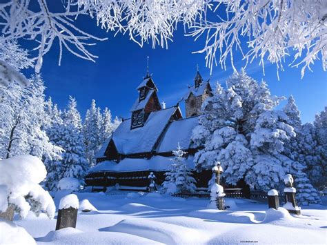 Beautiful Christmas Pictures For Desktop Desktop Wallpaper Winter