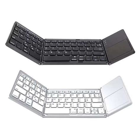 Portable Mini Ultra Slim Thin Foldable Folding Bt Wireless Keyboard