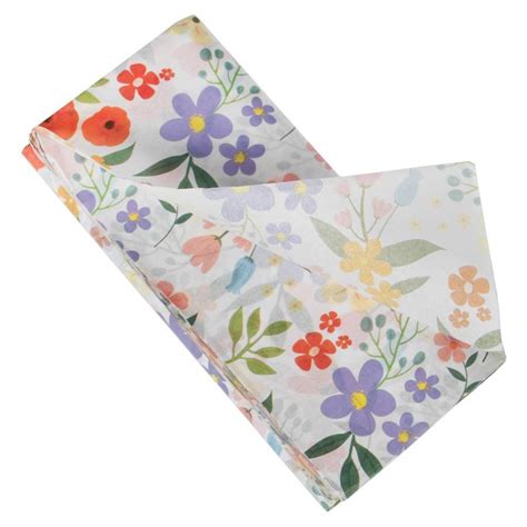 Summer Meadow Tissue Paper Pack Of 10 Sheets By Little Baby Company