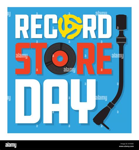 Record Store Day Diseño De Portada Del álbum Diseño Vectorial Con Un