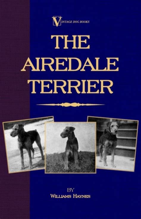The Airedale Terrier A Vintage Dog Books Breed Classic