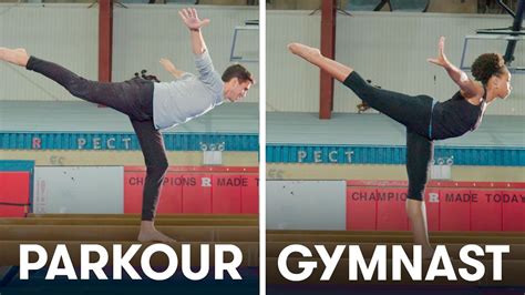 Parkour Experts Try To Keep Up With Gymnasts Self Youtube
