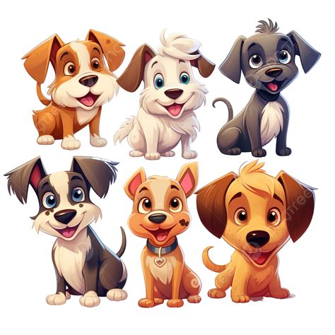 Cartoon Dog Pet Characters Illustration Dog Pet Character Png