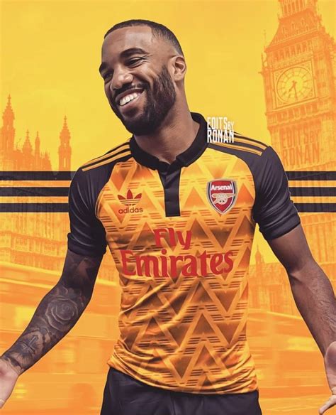 The white strip, with added red detailing, is inspired by the design of the east stand at the club's former home, highbury. Alexandre Lacazette Arsenal Adidas Concept Kit | Arsenal ...