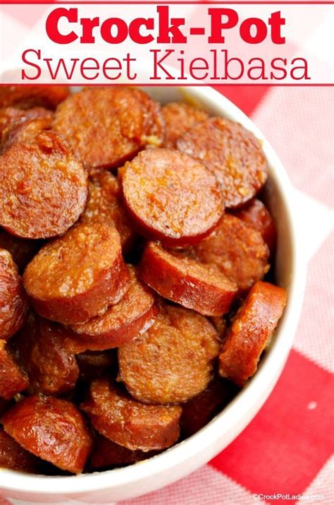 If you have high cholesterol, it's important to limit your enthusiasm for certain foods while eating others regularly. Crock-Pot Sweet Kielbasa | Recipe | Food recipes, Kielbasa ...