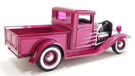 118 Acme 1932 Ford Hot Rod Pickup Gnds 7 Diecast Car Model