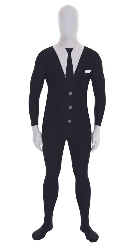 Suit Morphsuit The Slender Man Costume The Costume Shoppe
