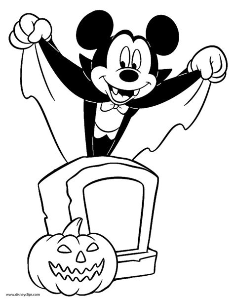 Halloweenmickeycoloring2 1000×1278 Mickey Mouse Coloring