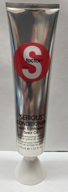 TIGI S Factor Serious Conditioner With Sunflower Seed Oil 5 07oz For