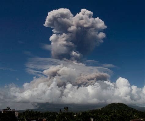 Mayon Volcano In Philippines Explodes