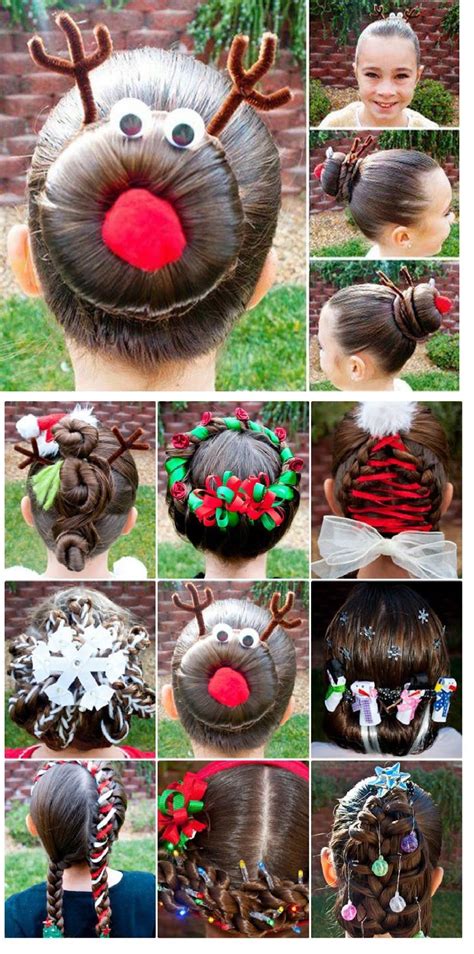 christmas hair holiday hairstyles crazy hair christmas hairstyles