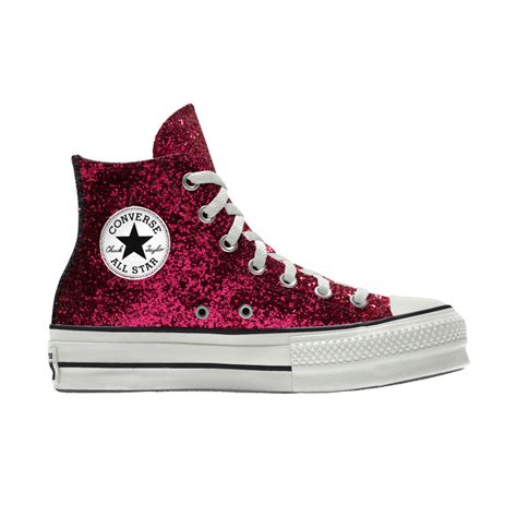 Custom Glitter Platform Chuck Taylor All Star By You In 2021 Platform