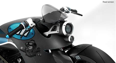 Saline Bird Concept The Superbike Of Future Tracks Autoevolution