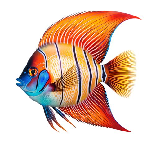 Flame Angelfish Clip Art Flame Angelfish Fish Transpreant Png
