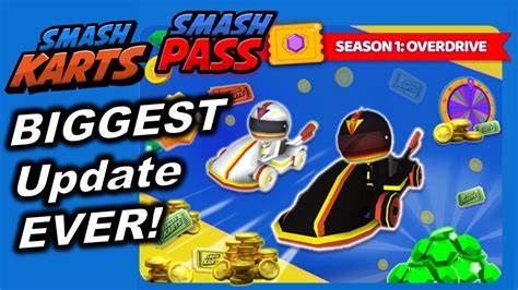 Smash Karts Biggest Update Ever Season 1 Overdrive Youtube