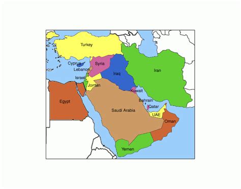 Middle East Map Quiz With Capitals Get Latest Map Update