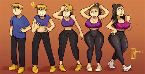 Working It Out Tg Transformation By Grumpy Tg On Deviantart