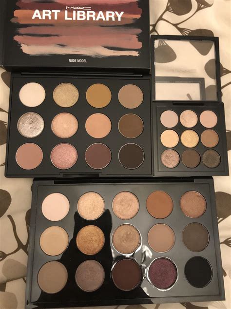 New MAC Art Library Nude Model Palette Compared To Other Similar MAC