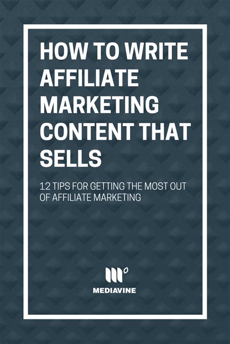 How To Write Affiliate Marketing Content That Sells Mediavine