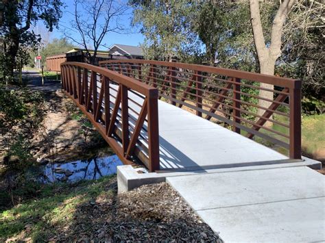 Fryer Creek Pedestrian And Bicycle Bridge Project City Of Sonoma