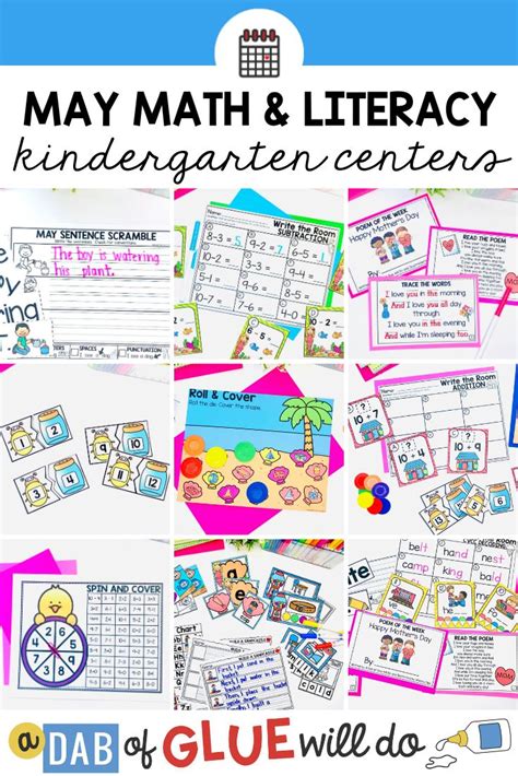 Bloom And Learn May Kindergarten Math And Literacy Centers Laptrinhx