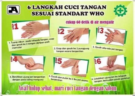 Istimewa 17 6 Langkah Mencuci Tangan