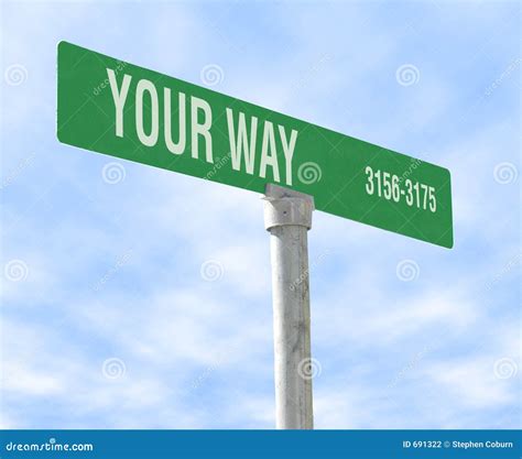 Your Way Stock Photo Image Of Information Destination 691322
