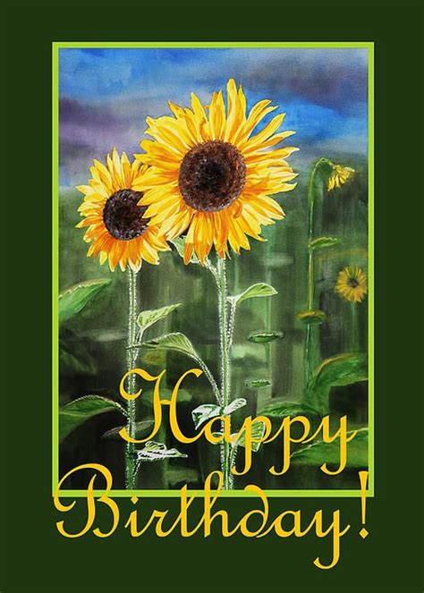 We did not find results for: Happy Birthday Happy Sunflowers Couple by Irina Sztukowski ...