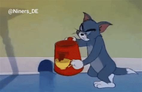 Tired Tom And Jerry Gif Tired Tomandjerry Coffee Discover Share Gifs Tom And Jerry Gif