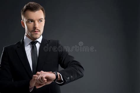 Bossy Men Stock Photo Image Of Manager Hair Checking 33721482