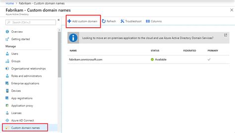 Learn To Add Custom Domain Name Using The Azure Active Directory Portal