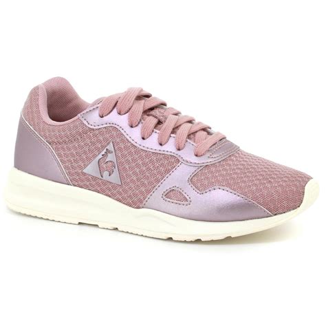 Shoes Le Coq Sportif Lcs R600 Gs Feminine Mesh Metallic Pink Pink ⋆ Dok Gemiis