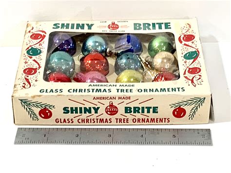 Vintage S Shiny Brite Ornaments Mercury Glass Etsy Glass Christmas Tree Ornaments