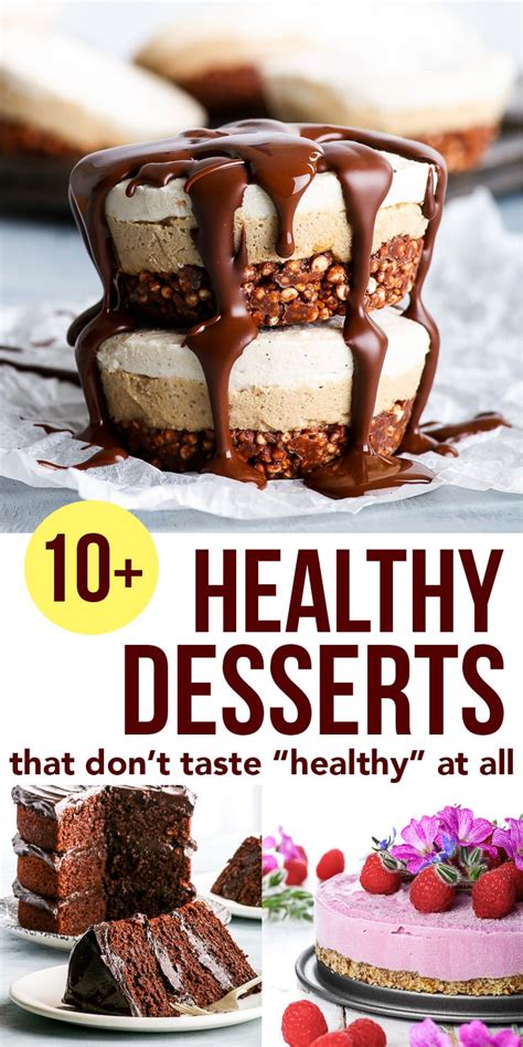 Healthier recipes, from the food and nutrition experts at eatingwell. 10+ Healthy Desserts That Don't Taste "Healthy" At All ...