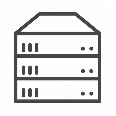Dedicated Server Host Hosting Server Sftp Virtual Private Servers Icon