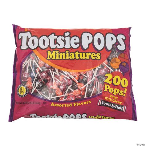 Tootsie Roll Pops Mini Candy 200 Pc Oriental Trading