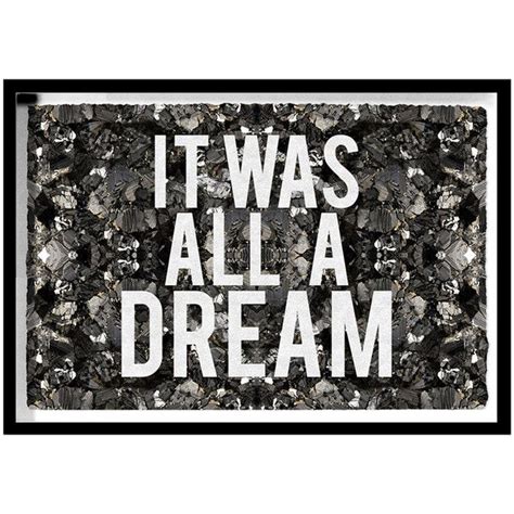 The Oliver Gal Artist Co All A Dream Framed Art With Glitter Detail Wall Art Quotes Glitter