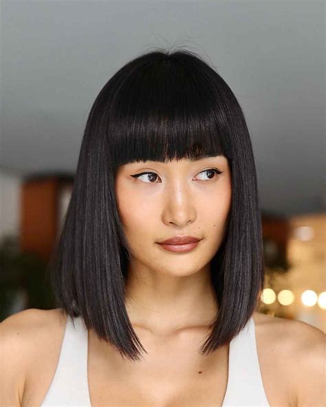 Long Bob With Blunt Bangs The Ultimate Guide To This Timeless Hairstyle Susurros Culpables