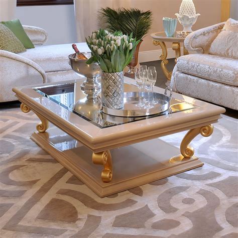 High End Modern Italian Gold Coffee Table in 2020 | Coffee ...