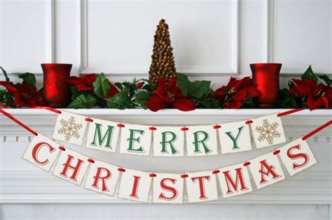 Merry Christmas Banner Chistmas Photo Prop Holiday Decoration