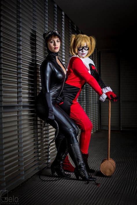 Catwoman And Harley Quinn By Bambicosplay On Deviantart