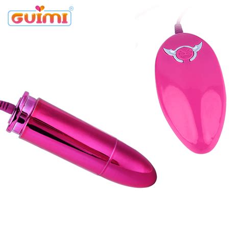Guimi Rechargeable Vibrating Bullet Vibrator Vagina Tight Training Ben